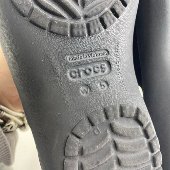 CROCS Kadee Ballet Flats in Black Women’s Size 5 - Picture 2 of 11